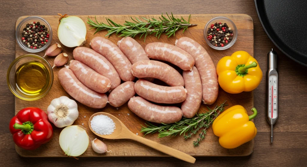 how to cook chicken sausage