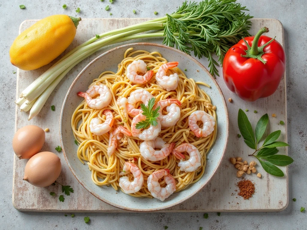 shrimp crabmeat pasta
