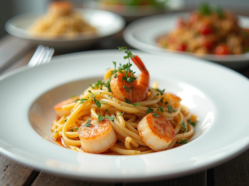 scallops & shrimp recipes with pasta