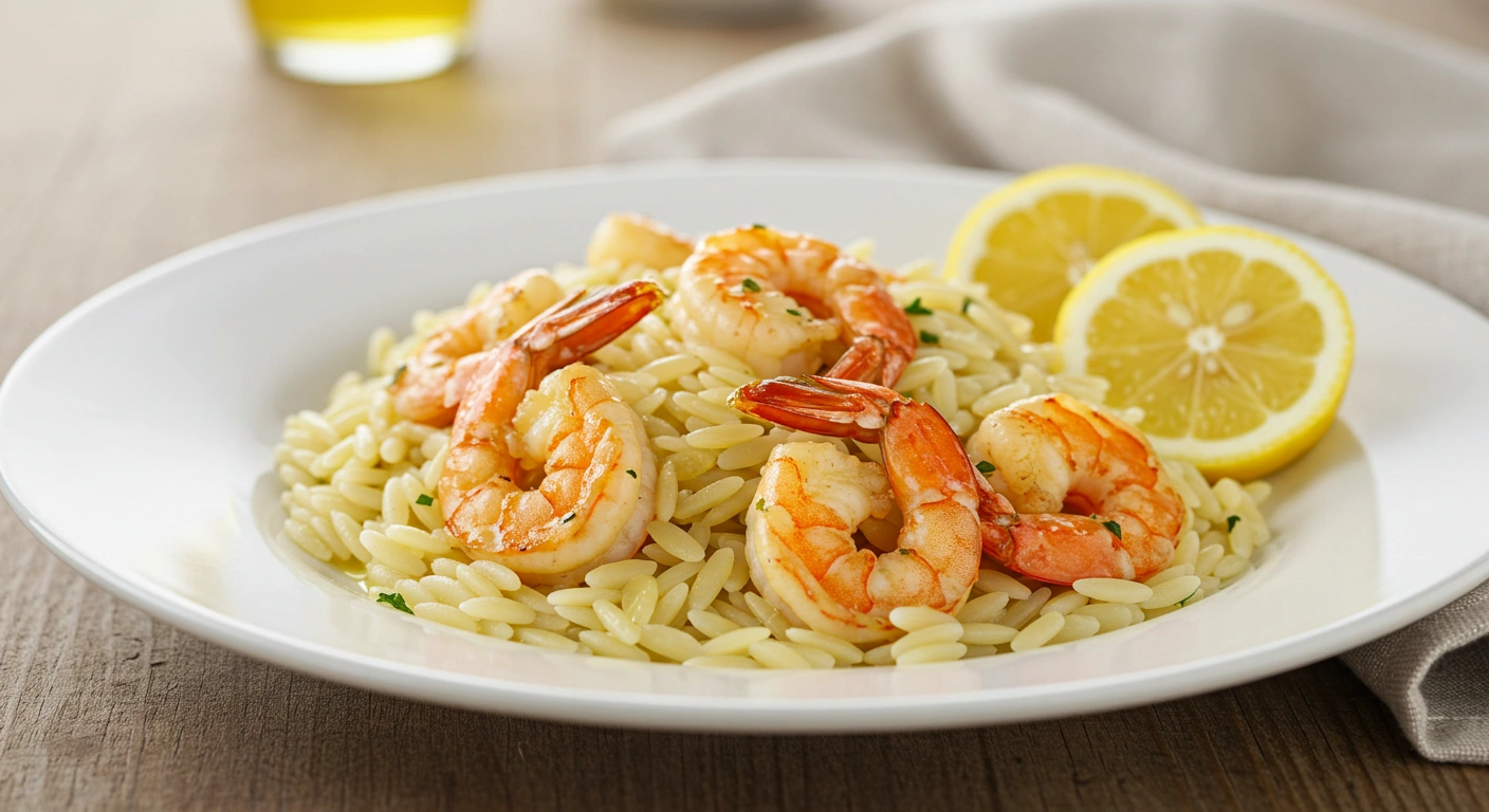 shrimp & orzo