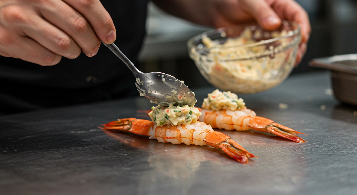 stuffed shrimp with crabmeat