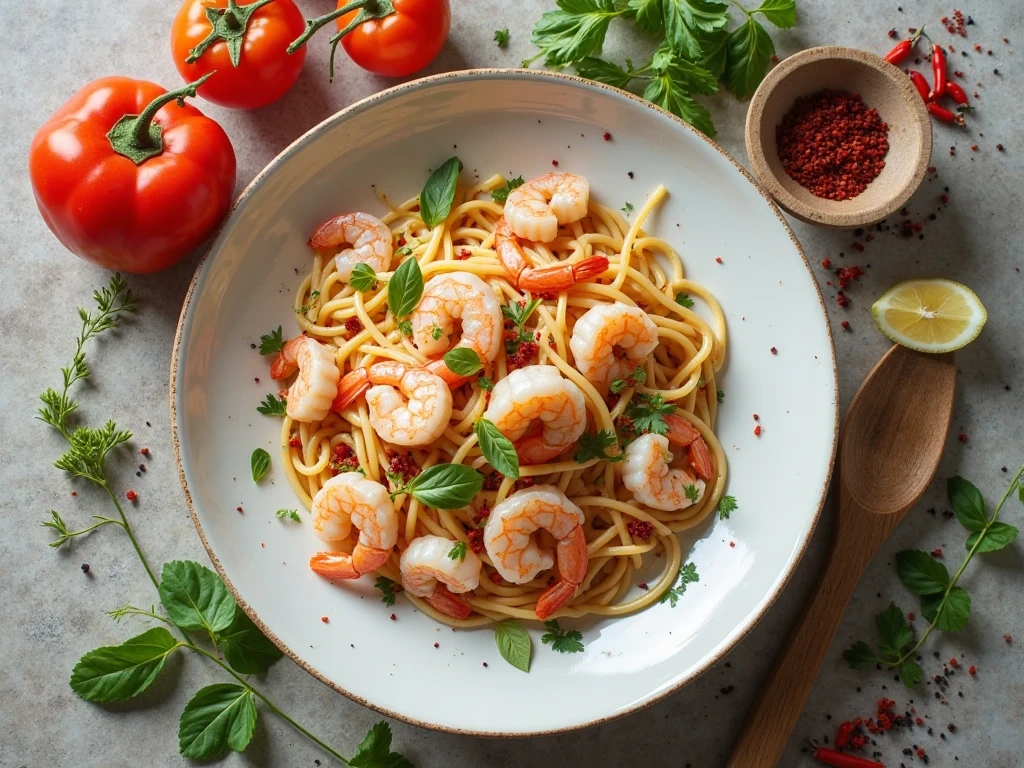 shrimp and scallops pasta